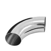 Отвод поручня под сварку удлиненный AISI 304 38.1x1.5 зеркало