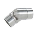 Отвод поручня регулируемый внутренний AISI 304 38.1x1.5x100 зеркало