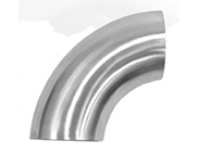Отвод поручня AISI 304 38х1.5х100 под сварку, 90гр. (зеркало)