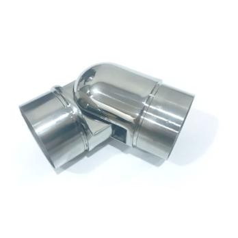 Отвод поручня AISI 304 42 регулируемый, внутренний (зеркало)